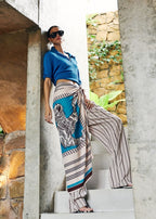 Lenço Acetinado Fátima Estampado