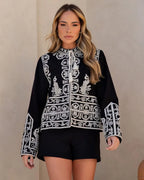 SHORT ALFAIATARIA GI PRETO