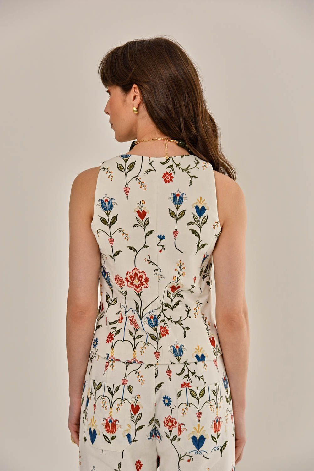 Blusa Maitê Sarja Estampada – Linda de Morrer