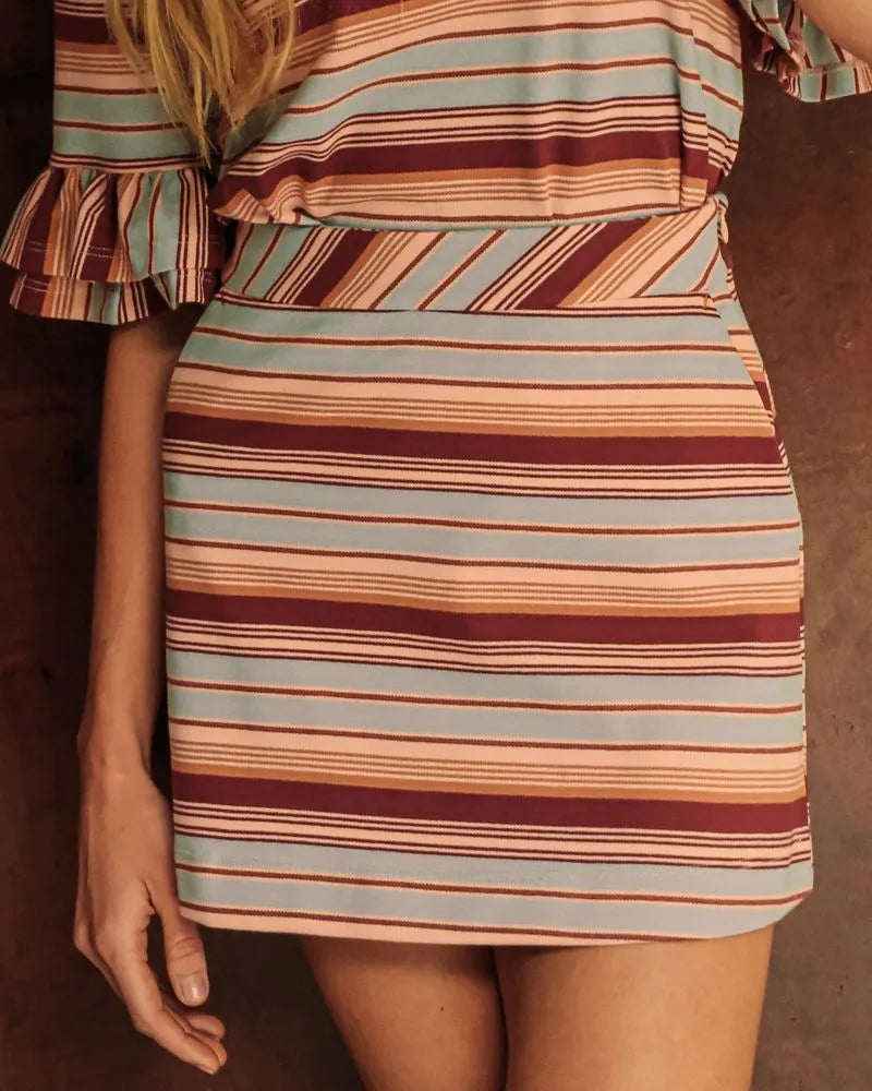 SHORTS SAIA LISTRADO STRIPE