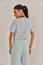 Camiseta Siena Azul Claro – Linda de Morrer