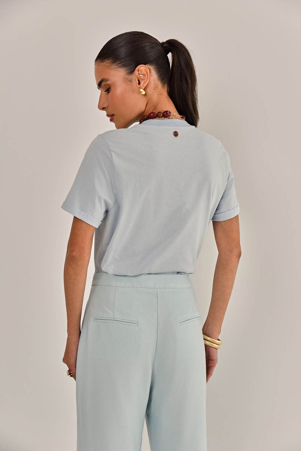 Camiseta Siena Azul Claro – Linda de Morrer