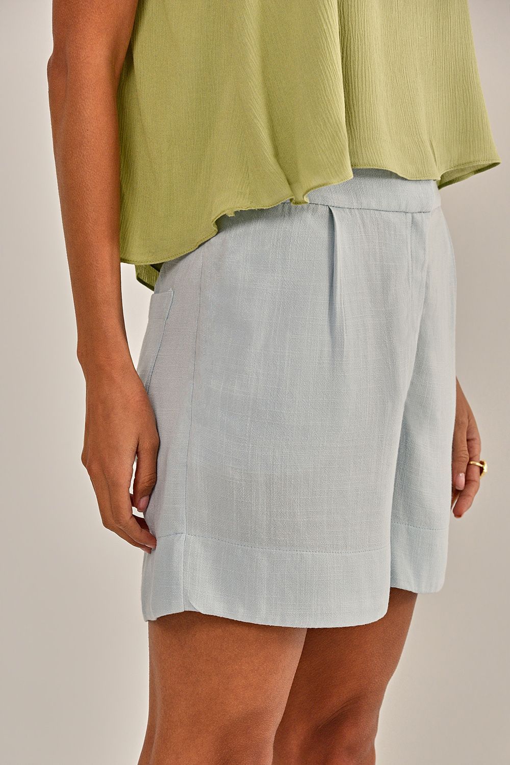 Shorts Luma Azul Claro – Linda de Morrer