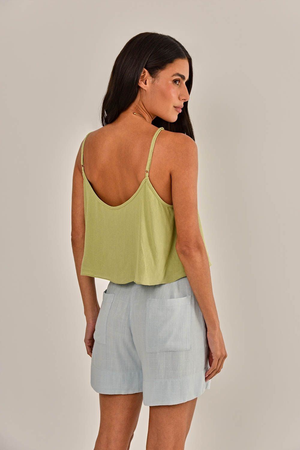 Shorts Luma Azul Claro – Linda de Morrer