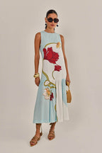 Vestido Mara Crepe Estampado – Linda de Morrer