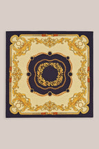Lenço Essential Estampado Azul Marinho