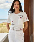 T-SHIRT CHERRY BLOSSOM OFF WHITE