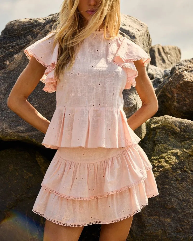BLUSA LAISE ROMANTIC ROSA BALLET