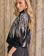 BLUSA MOLETOM OVER APACHE PRETO