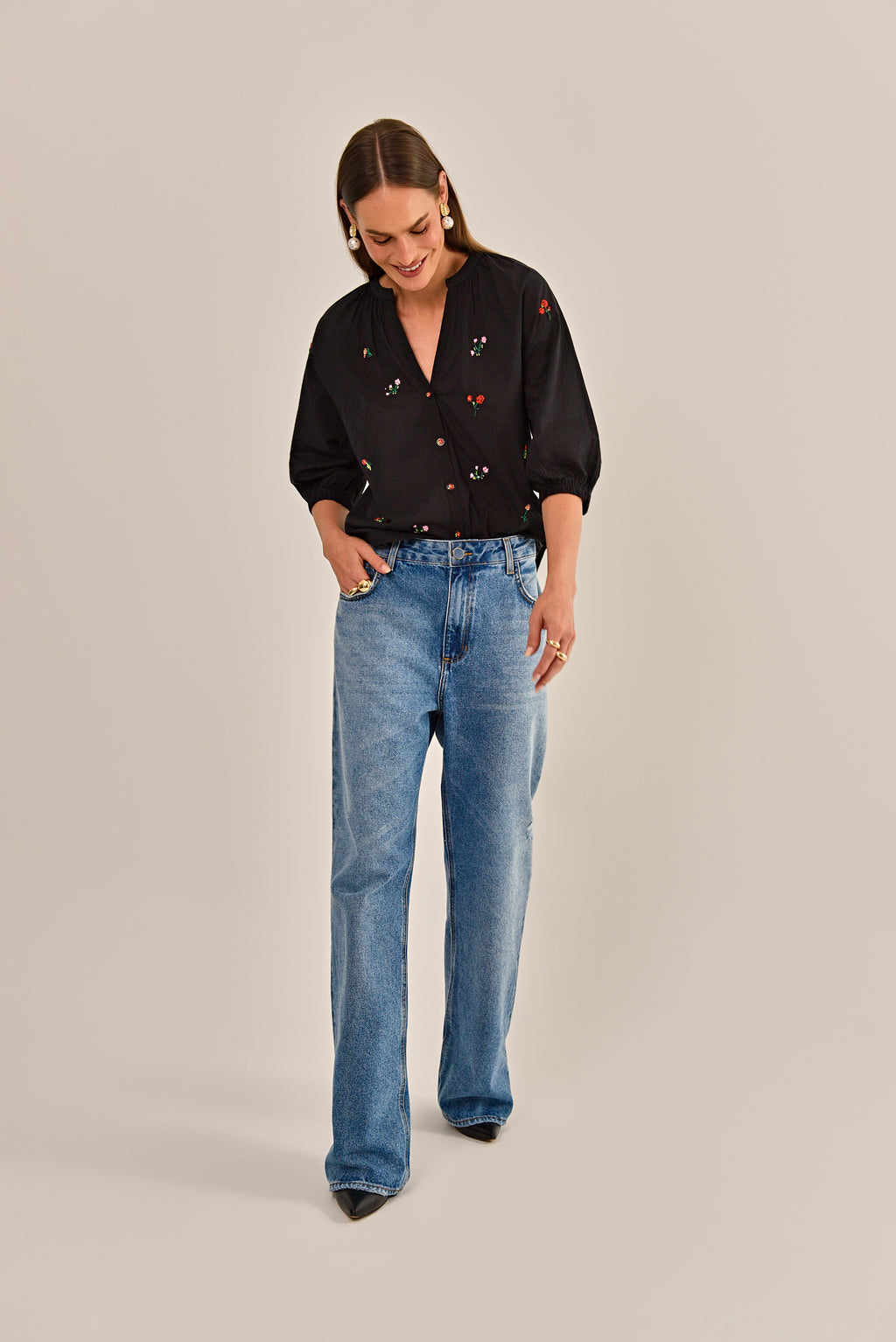 CALÇA JEANS TISSE