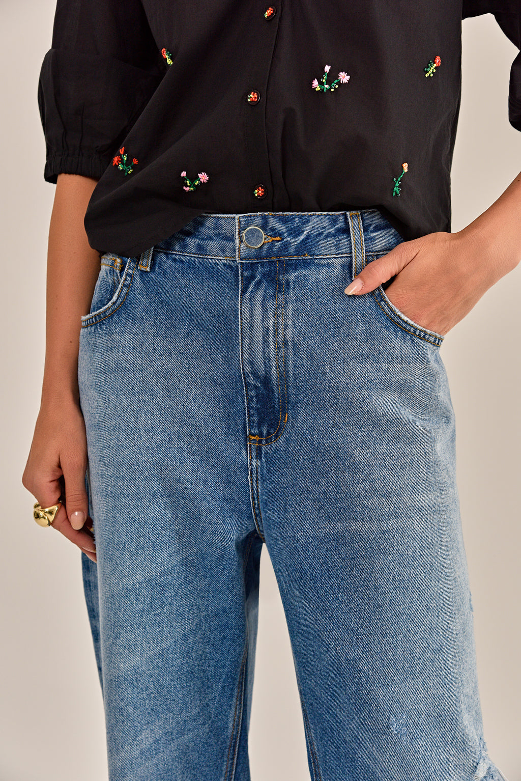 CALÇA JEANS TISSE