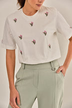 CAMISETA BEATRIZ OFF WHITE