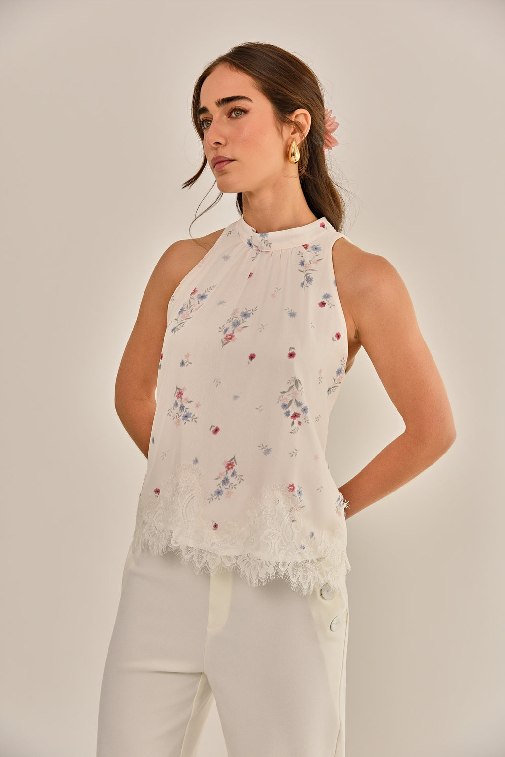 BLUSA ESTAMPADA GRECIA
