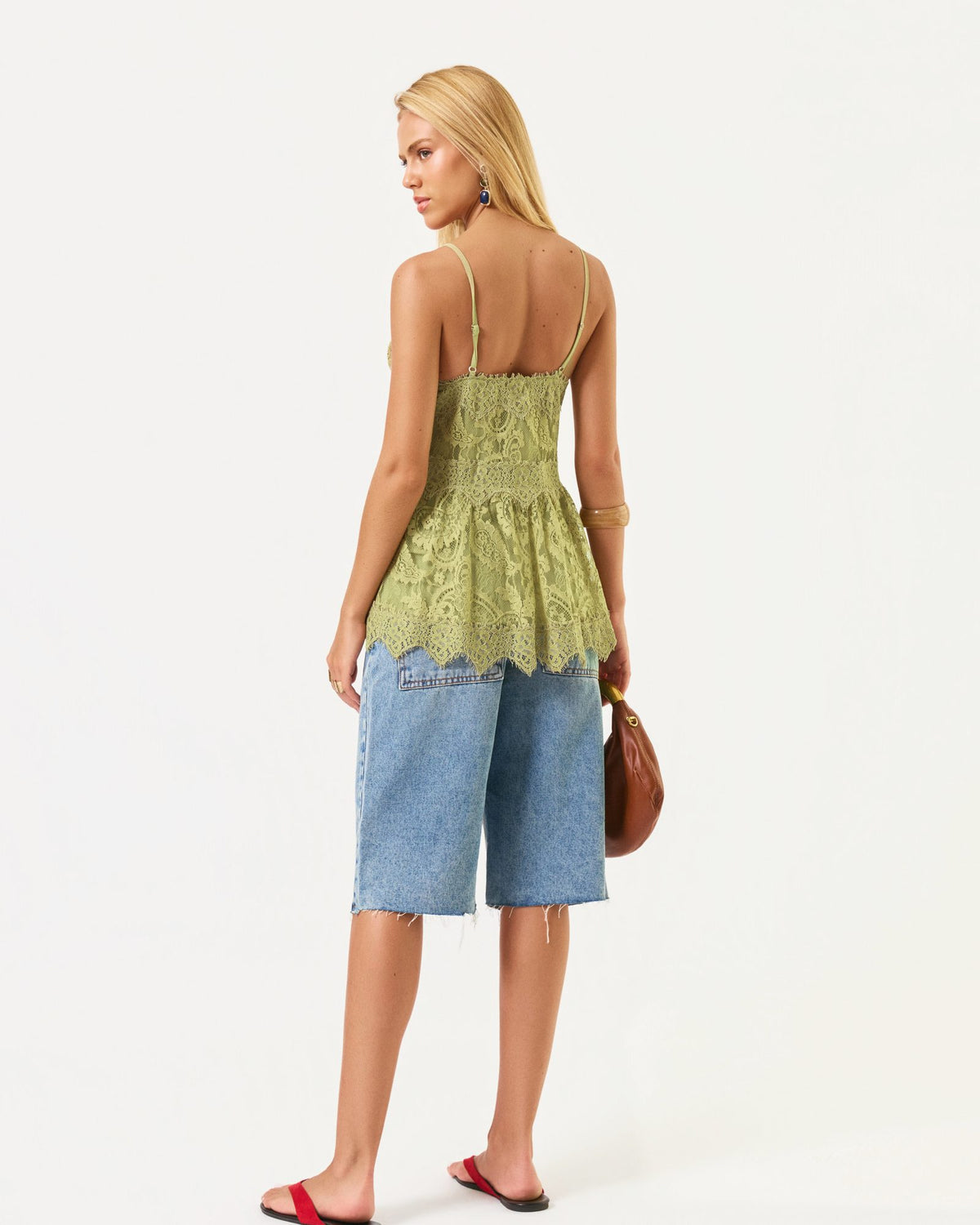 BLUSA RENDA ALANA VERDE OLIVA
