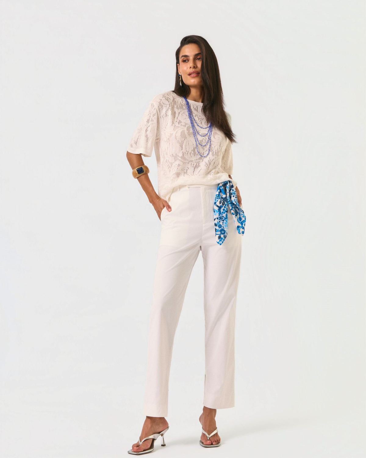 CALÇA SARJA IVY OFF WHITE