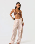 CALÇA LISTRADA TINA