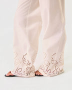 CALÇA BORDADA JESSICA OFF WHITE