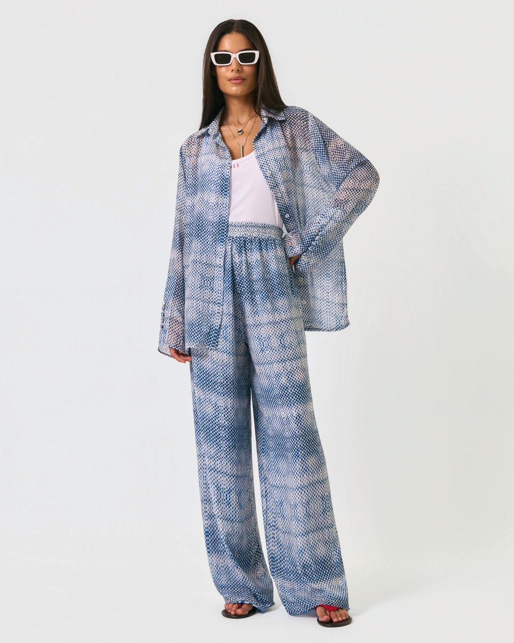CAMISA ESTAMPADA CHIFFON GIANI