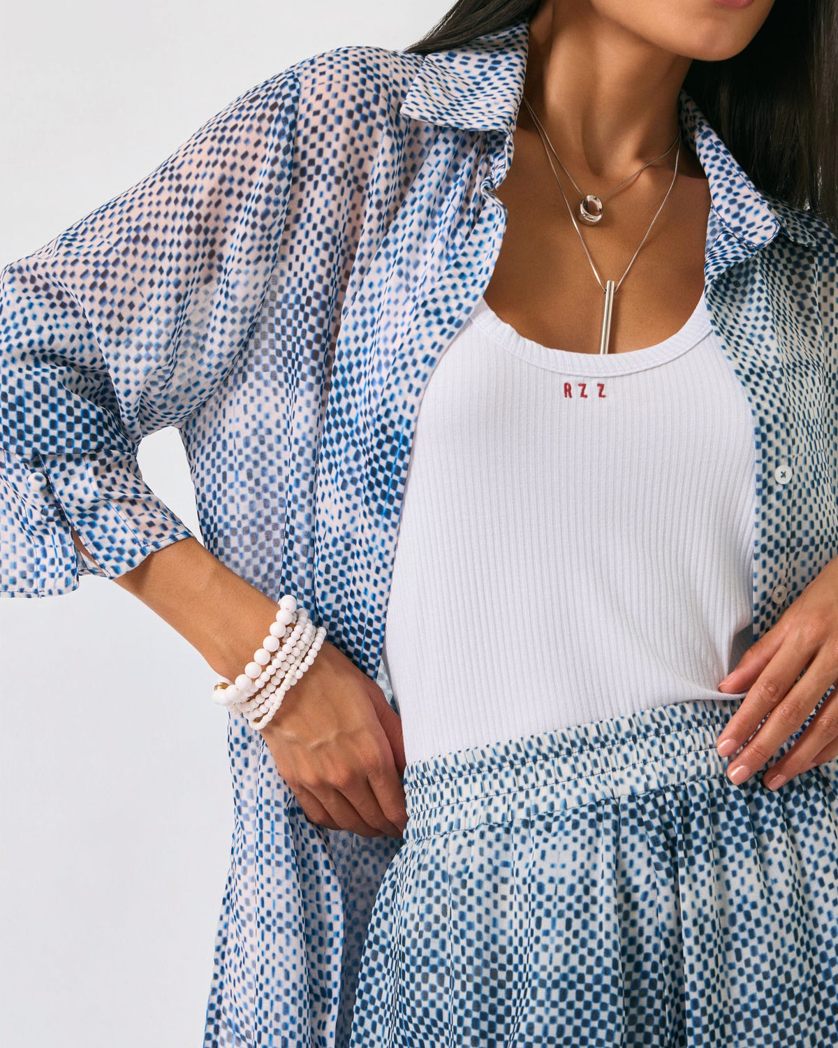 CAMISA ESTAMPADA CHIFFON GIANI