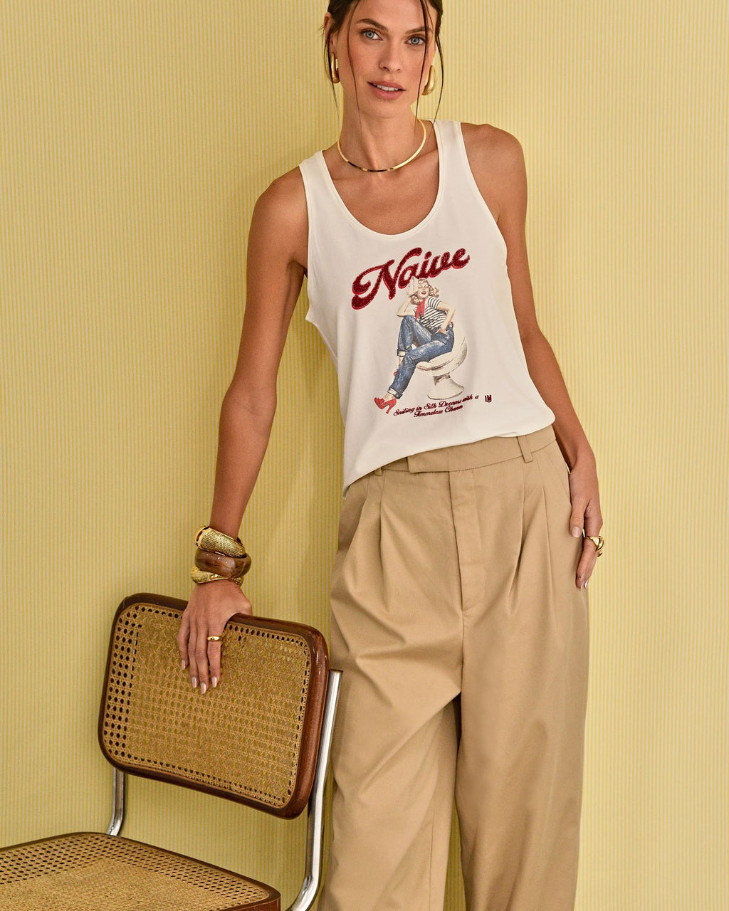 CAMISETA GIULIANA OFF WHITE