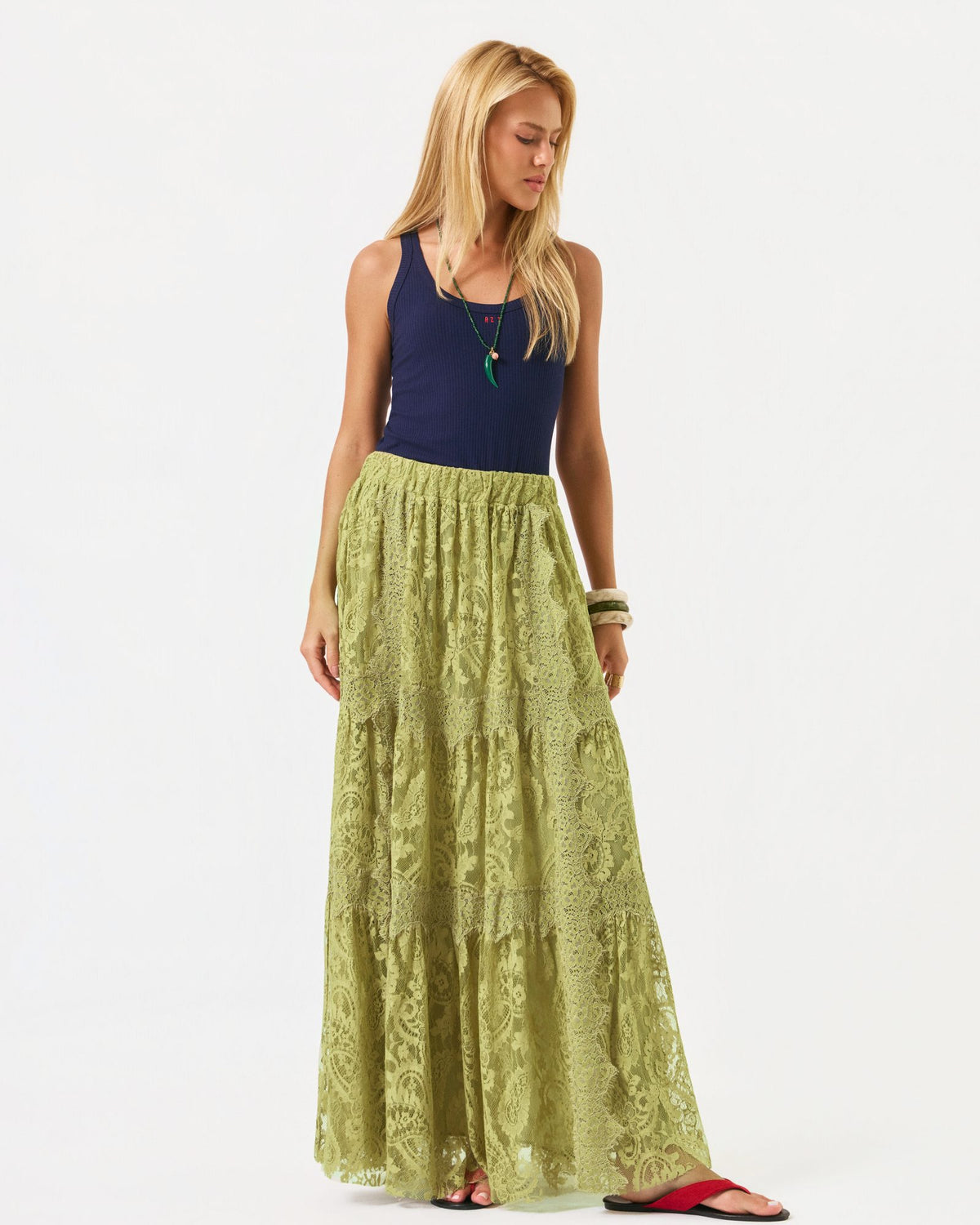 SAIA RENDA ISABELA VERDE OLIVA