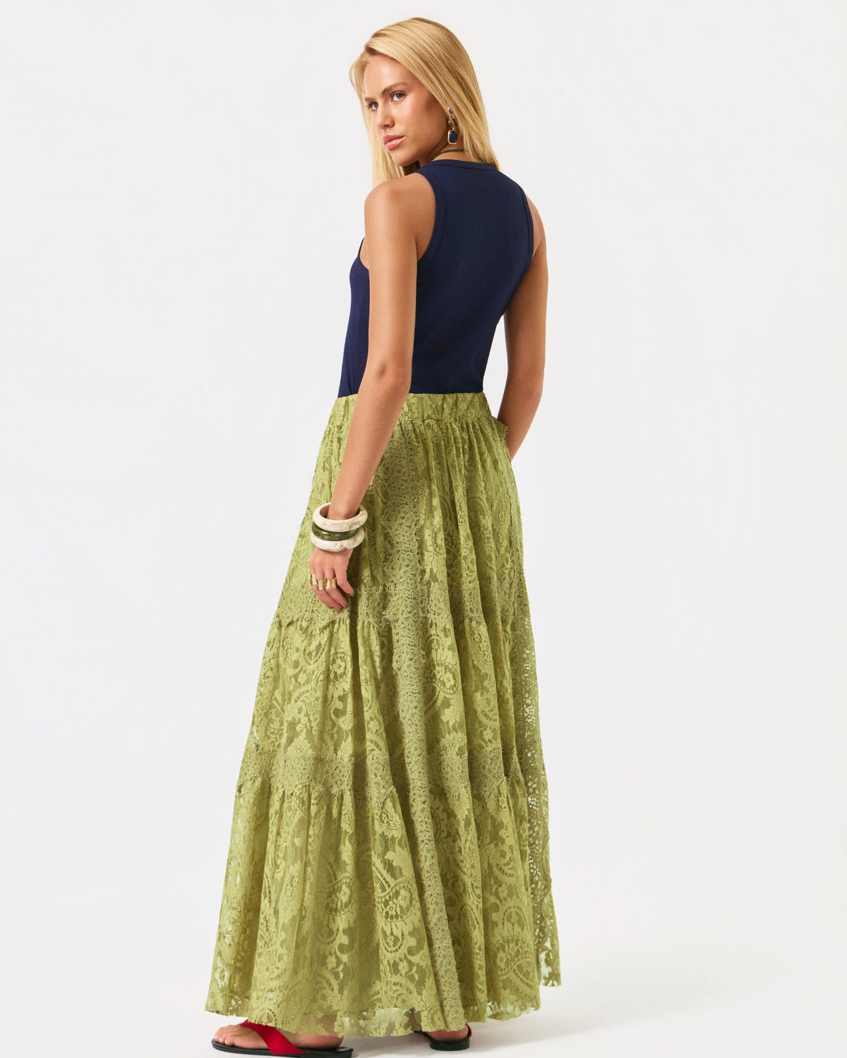 SAIA RENDA ISABELA VERDE OLIVA