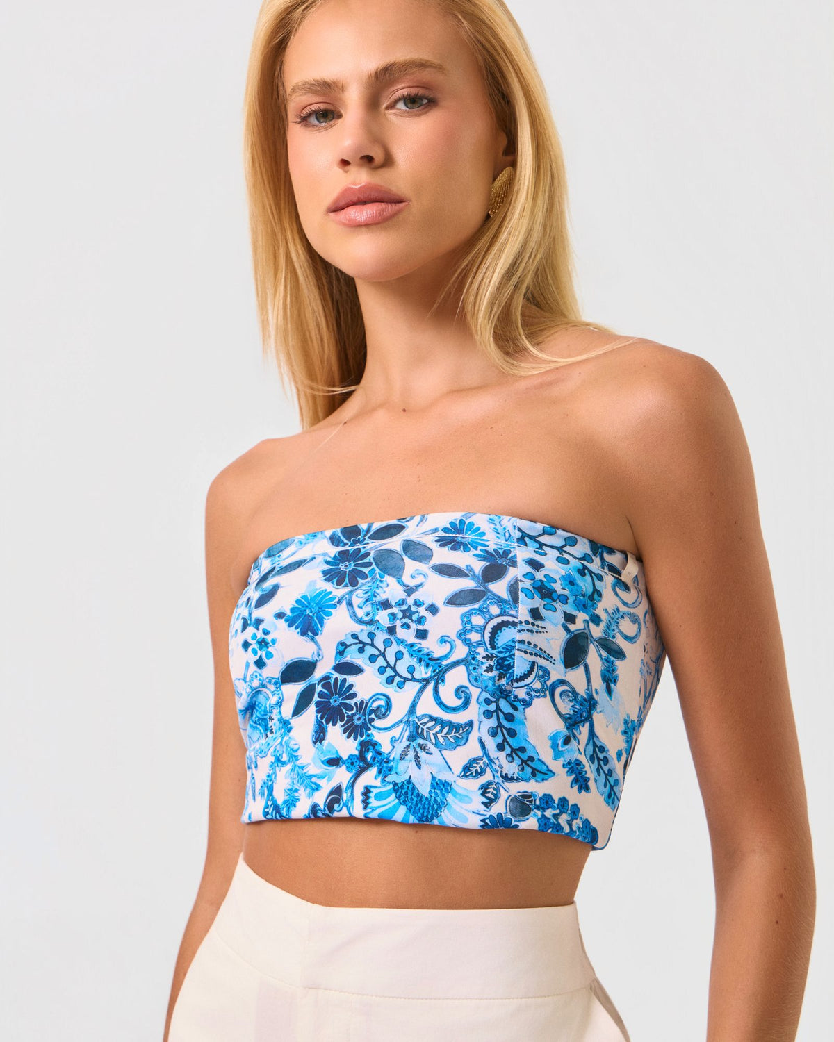 TOP MALHA LIKA DOUBLE FACE ESTAMPADO