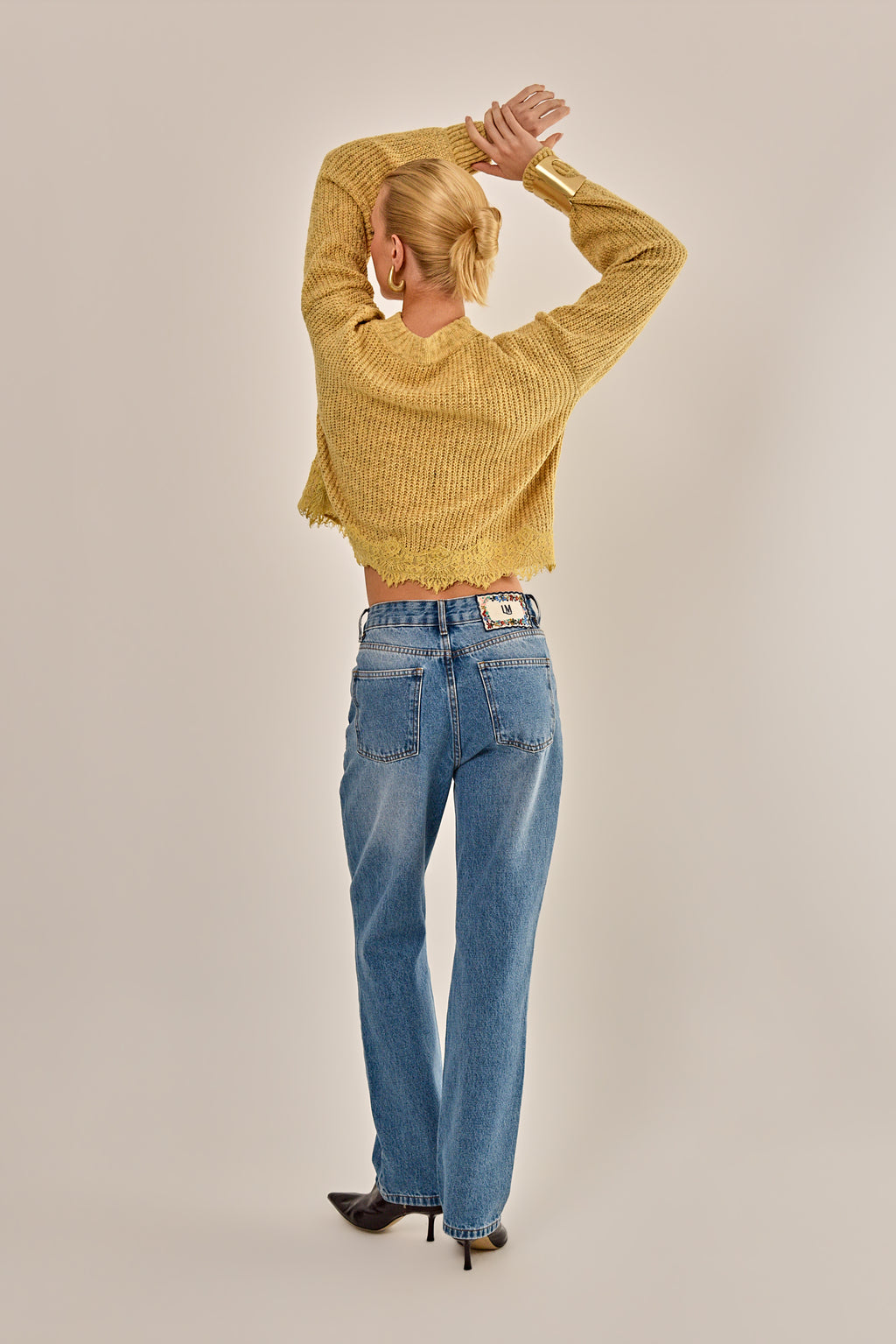 BLUSA EUROPEIA AMARELO