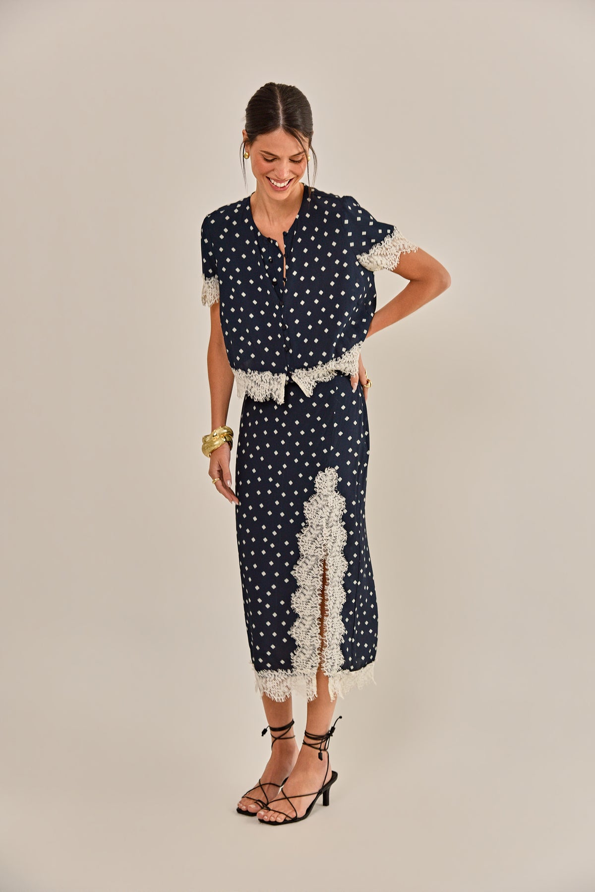 BLUSA ILZA CREPE DE VISCOSE ESTAMPADA