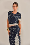 BLUSA ILZA CREPE DE VISCOSE ESTAMPADA