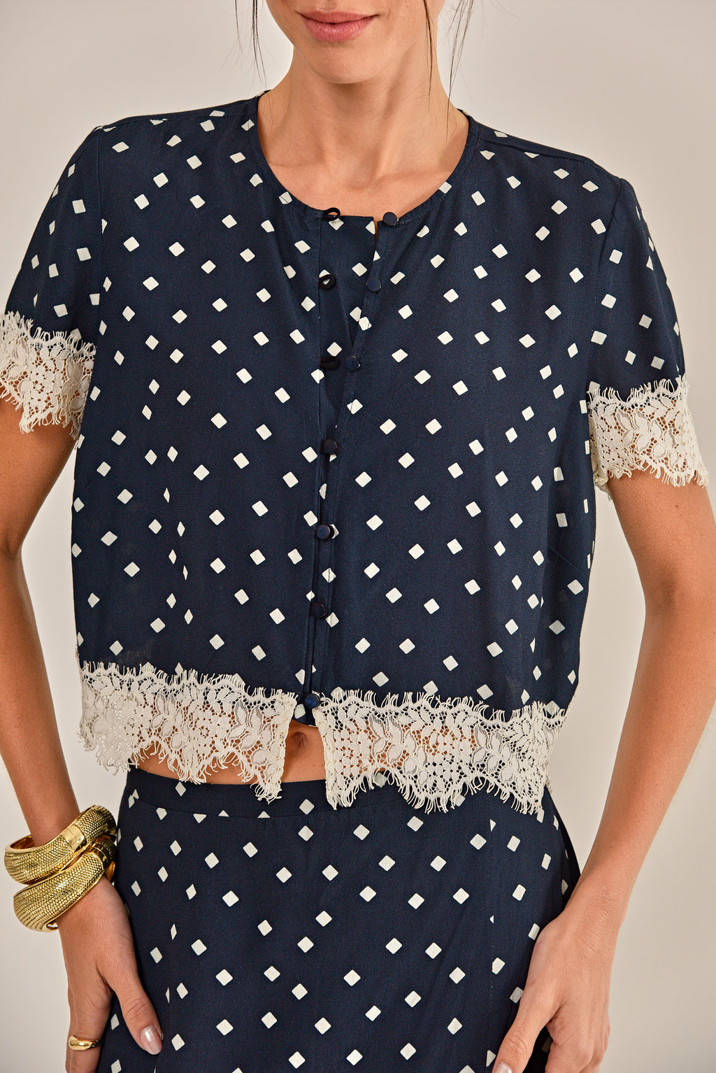 BLUSA ILZA CREPE DE VISCOSE ESTAMPADA