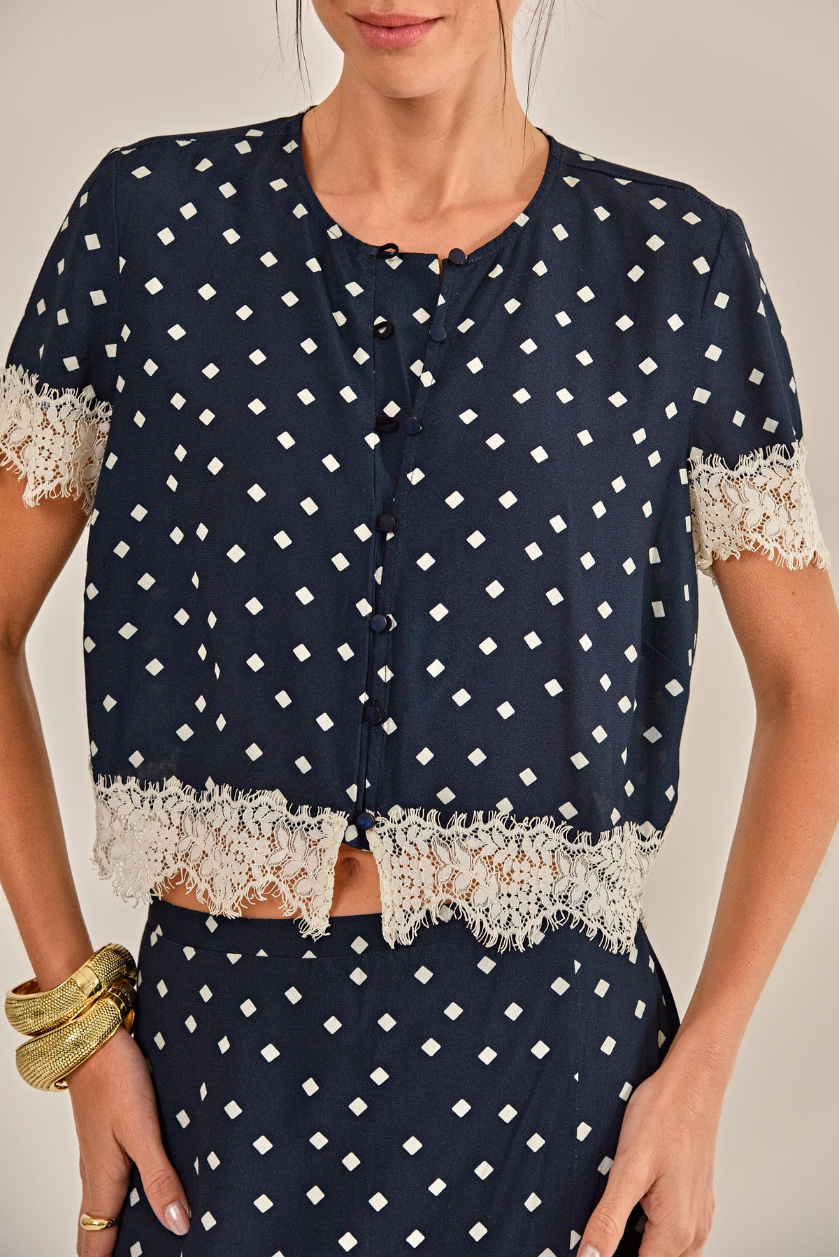 BLUSA ILZA CREPE DE VISCOSE ESTAMPADA
