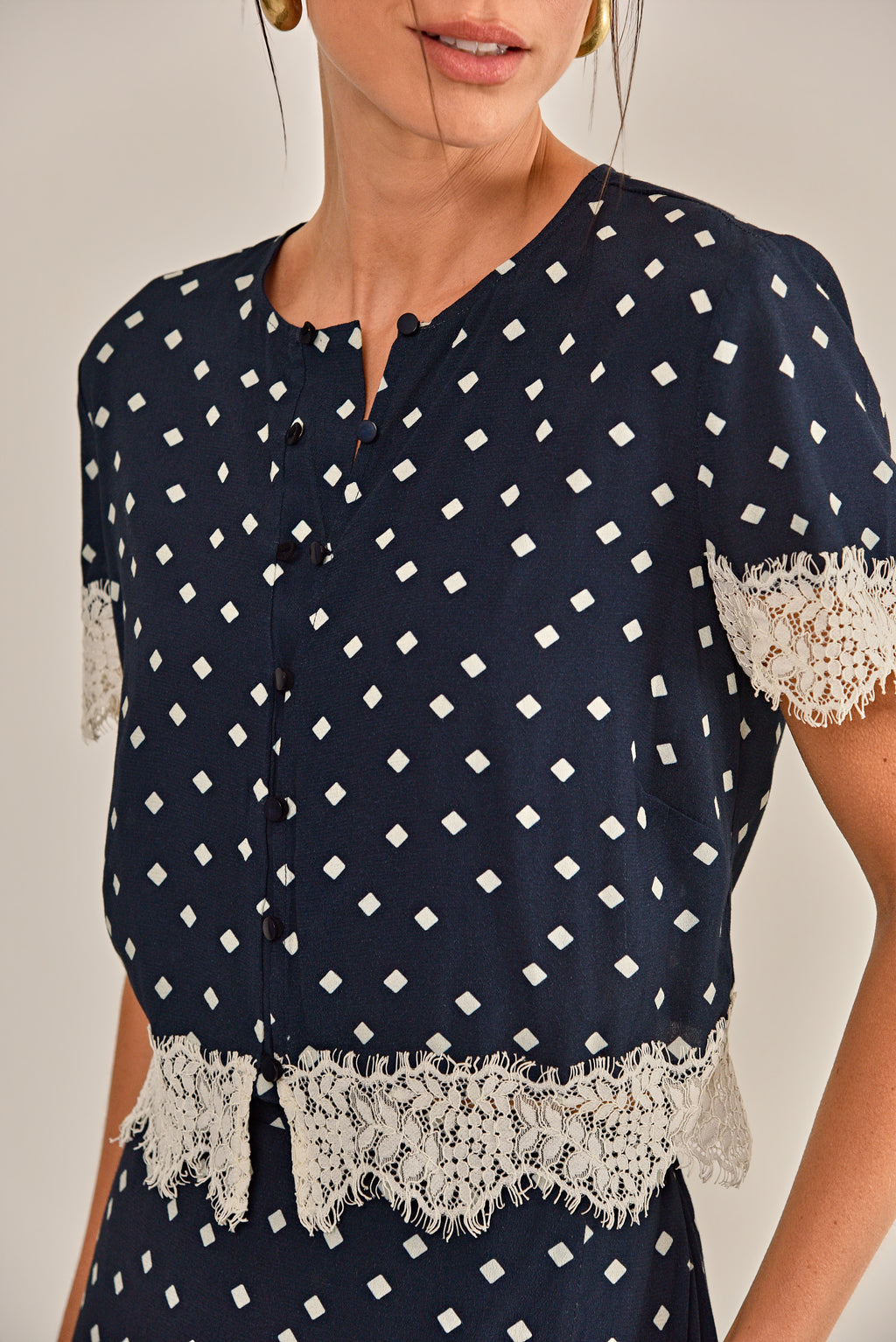 BLUSA ILZA CREPE DE VISCOSE ESTAMPADA