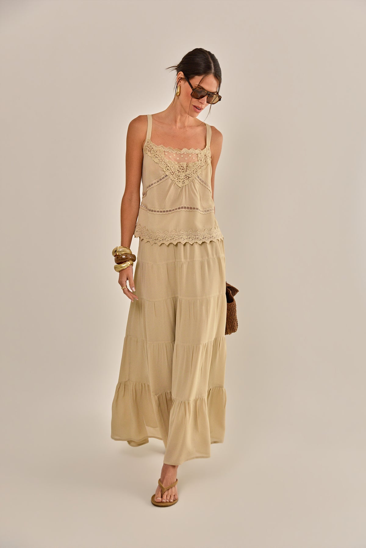 BLUSA GIOIA KAKI