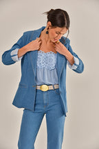 BLUSA GLORIA AZUL