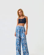 CALÇA ESTAMPADA CHIFFON LOLLA DUPLA FACE
