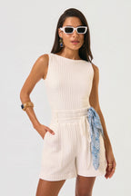 LENÇO GISELI ACETINADO ESTAMPADO