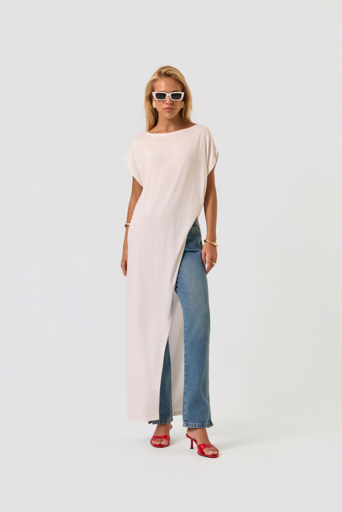 BLUSA MALHA KHARIME OFF WHITE