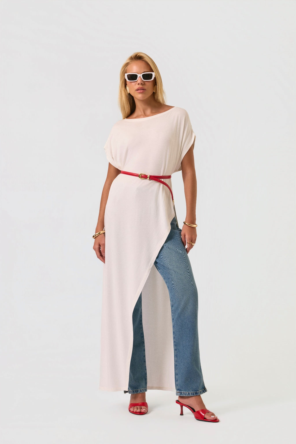 BLUSA MALHA KHARIME OFF WHITE