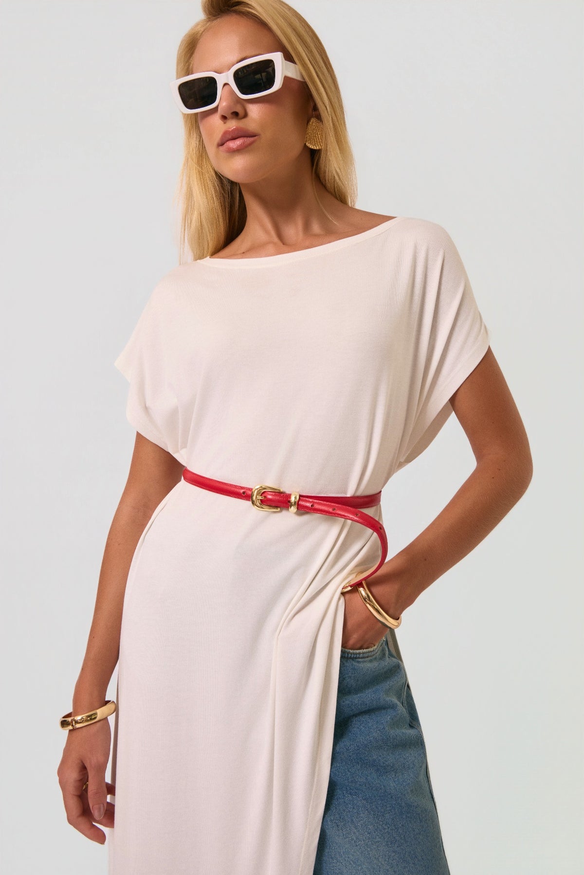 BLUSA MALHA KHARIME OFF WHITE