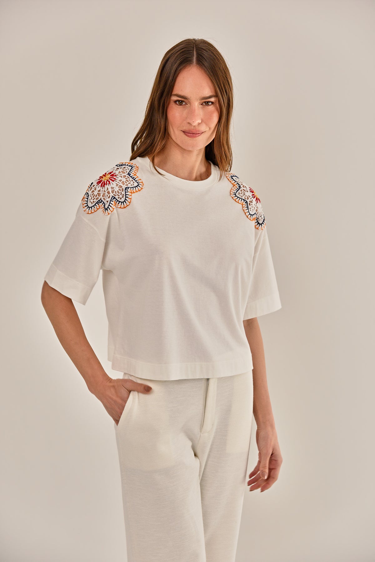 CAMISETA INGRID OFF WHITE