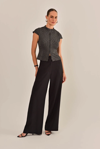 CALÇA CAROLINA PRETA PRETO