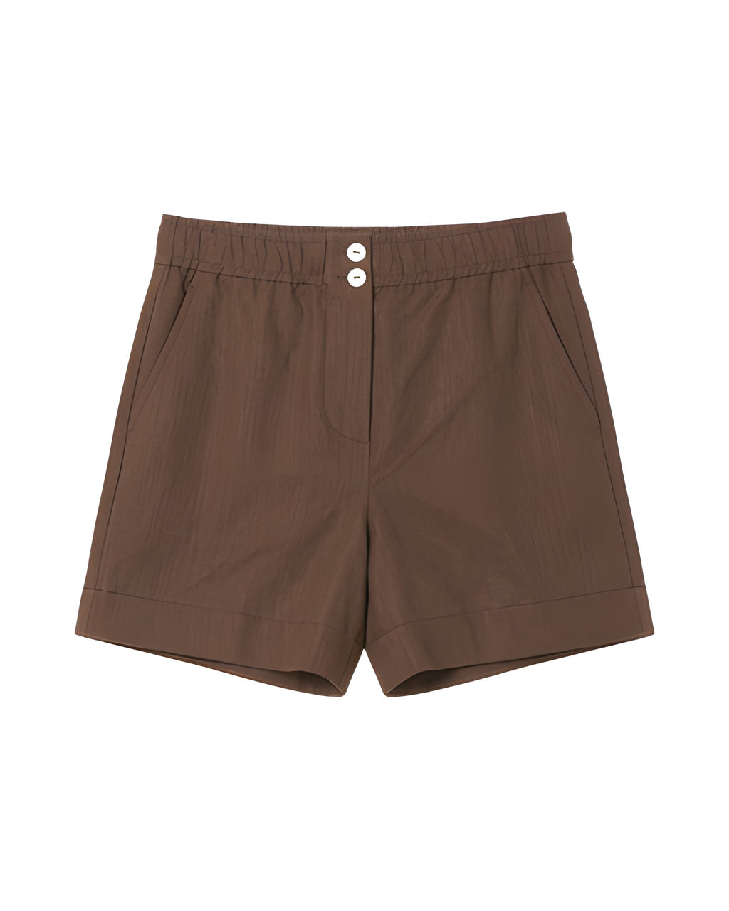Short Linho Marrom HIT
