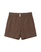 Short Linho Marrom HIT