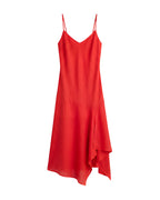 Vestido Midi Linho Vermelho HIT